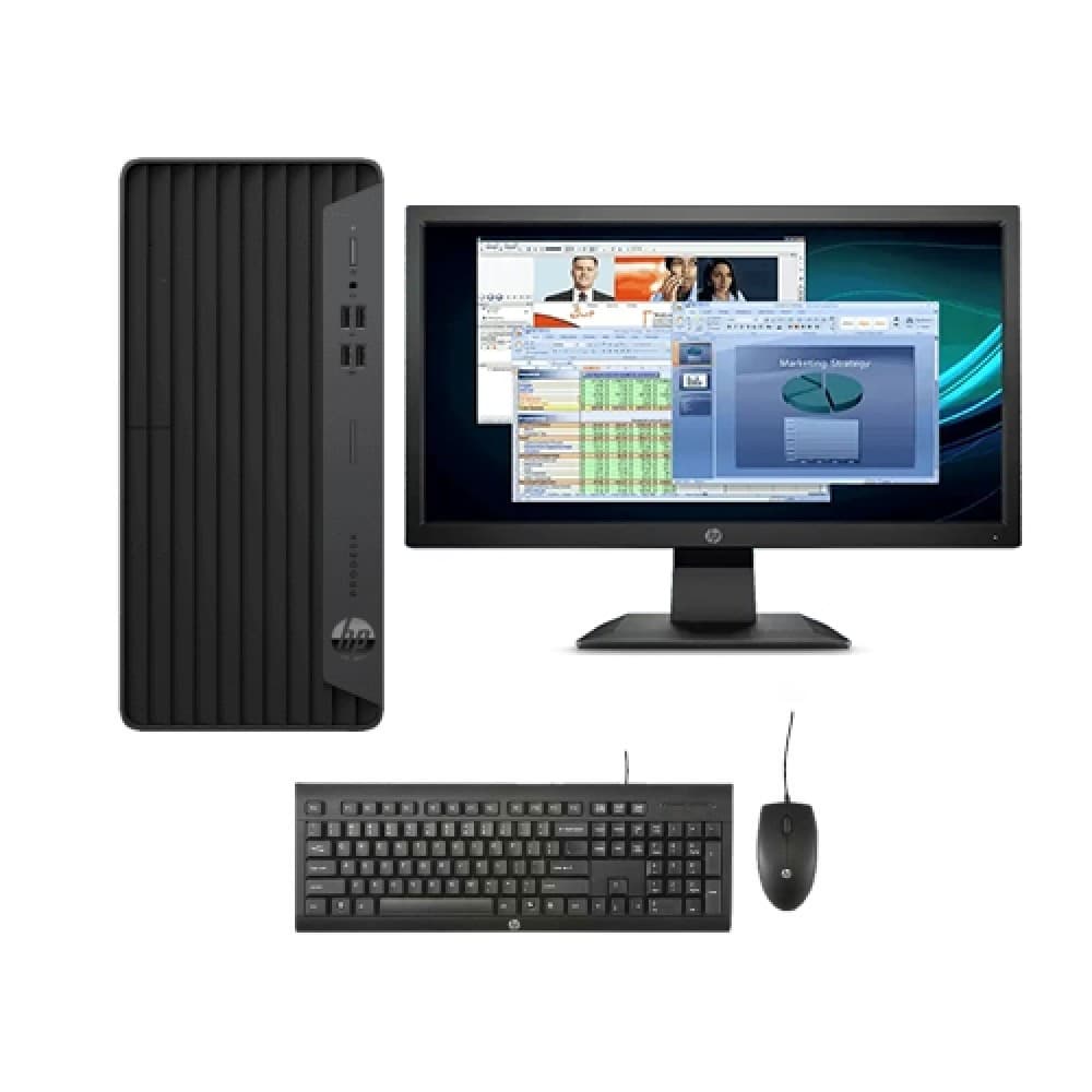 BUREAU HP PRODESK 400 G7 i5/8GB/ 512 ssd / 22" HDMI VGA FHD REF