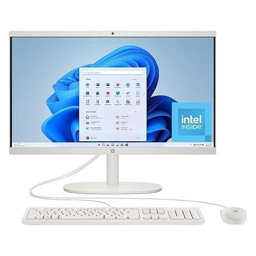 BUREAU All in One 22 dg0012 i3/8gb/512 SSD/dvd/dos/22"NEW 13TH win11 22" blanc