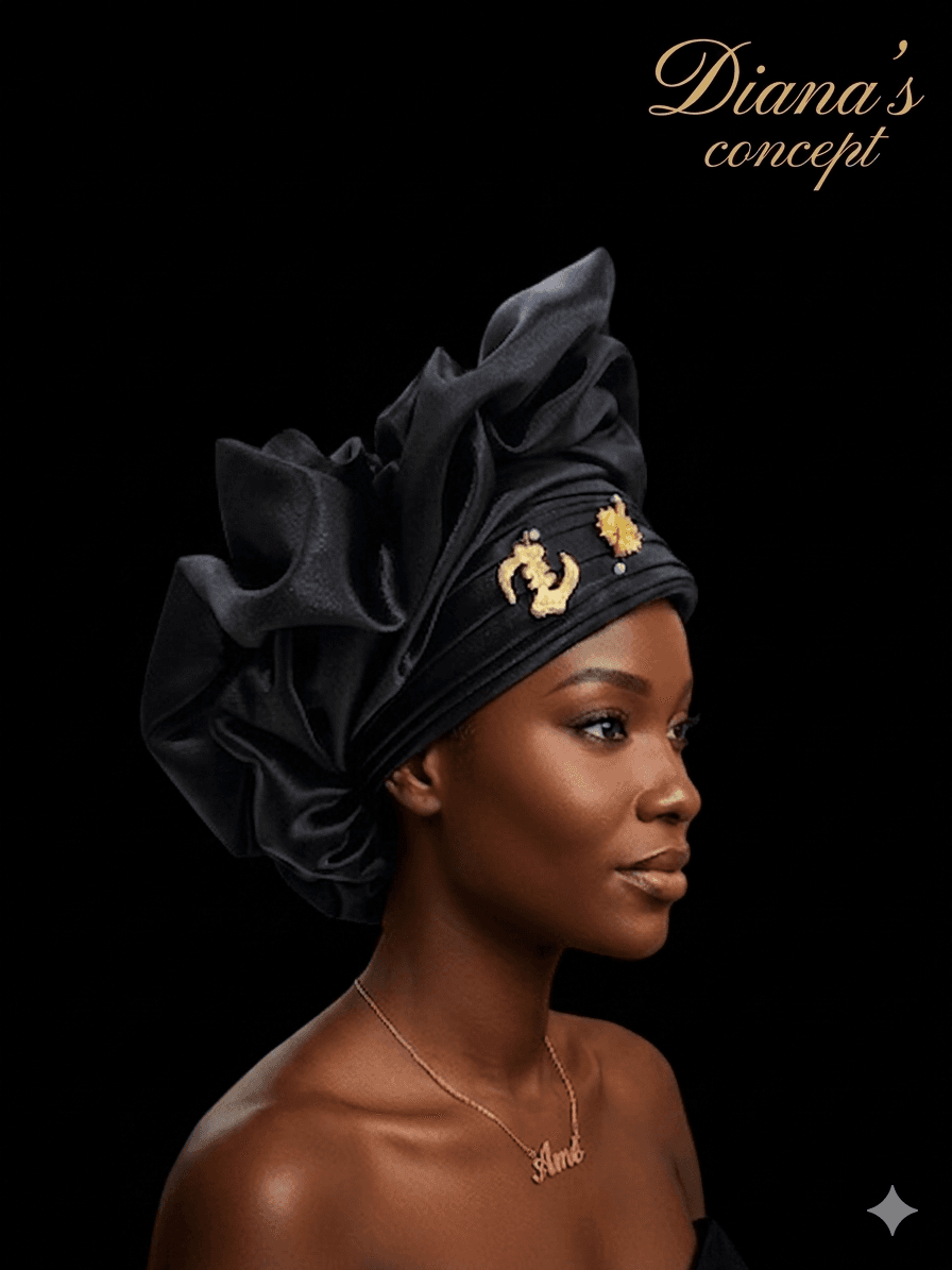 Coiffe Diana Noire