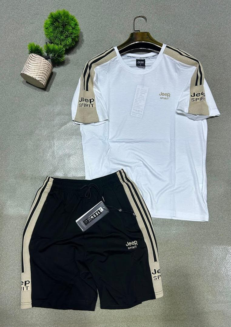 Ensemble short coton