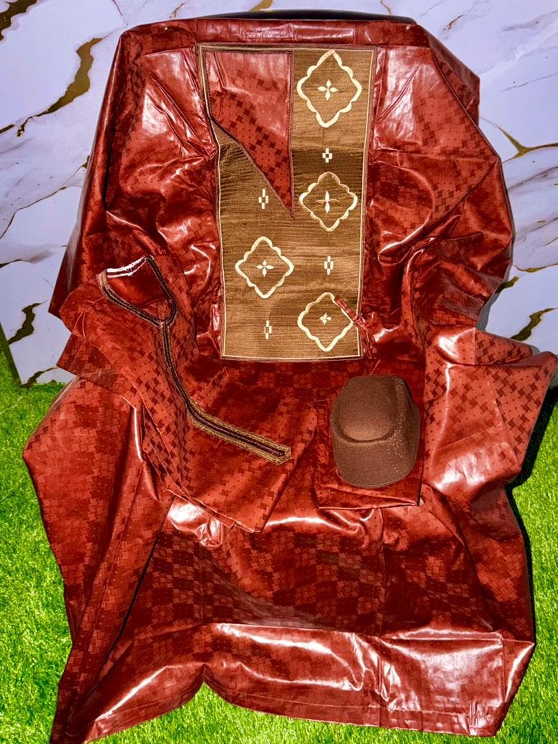 Bazin Grand boubou 3 pièces