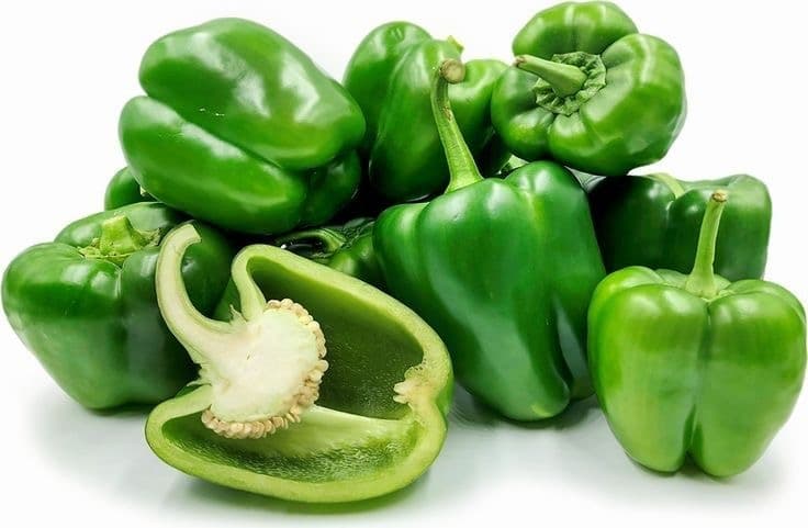 Poivron vert lavé 1 kilo