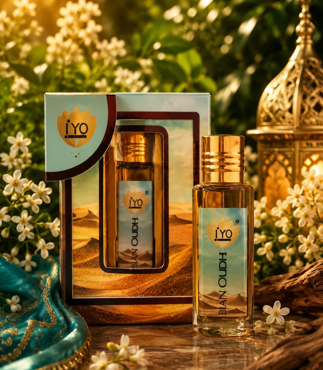 Arabian Oudh – Huile de Parfum Roll-On 10 ml (Jiyo Fragrances)