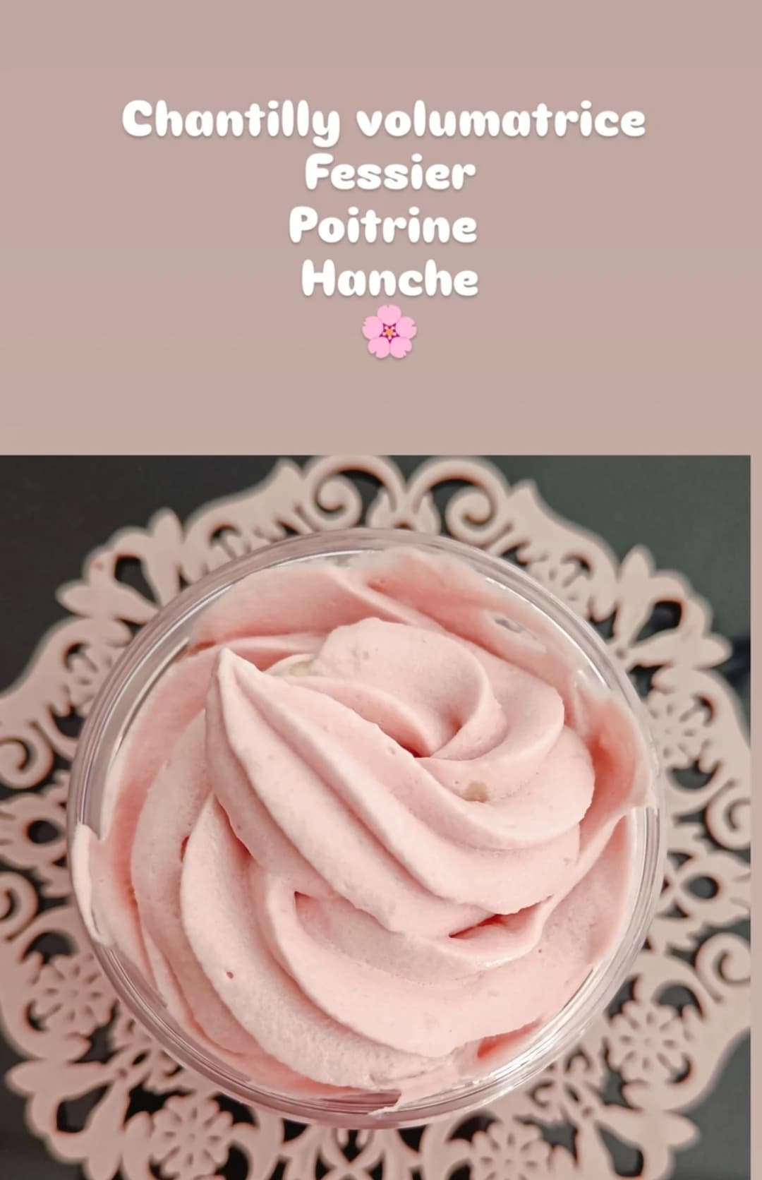 Chantilly Volumatrice & Raffermissante Zones ciblées Fessier Hanches Poitrine