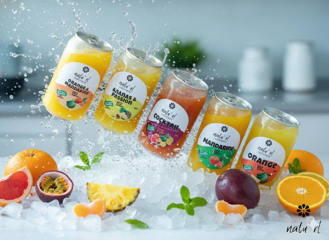 7 canettes- Kit jus de fruit Natu'rL
