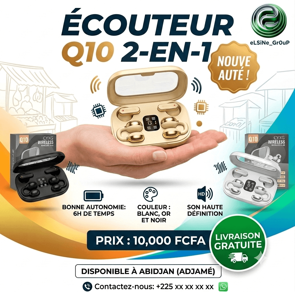 ÉCOUTEURS Q10