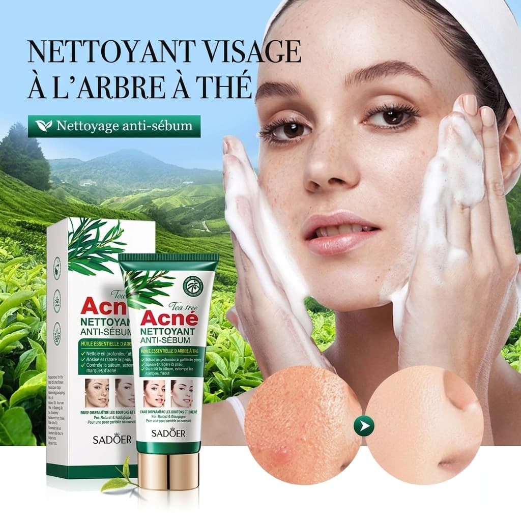 NETTOYANT ANTI-ACNÉ AU TEA TREE