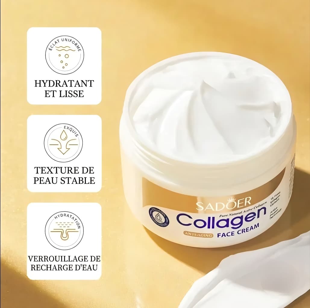 Face Cream Anti-Âge au Collagène SADOER