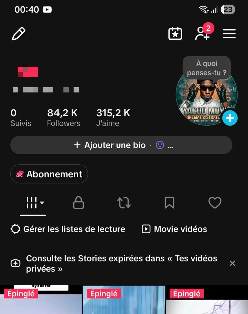 TIKTOK DE 84k ABONNÉ 🛍️