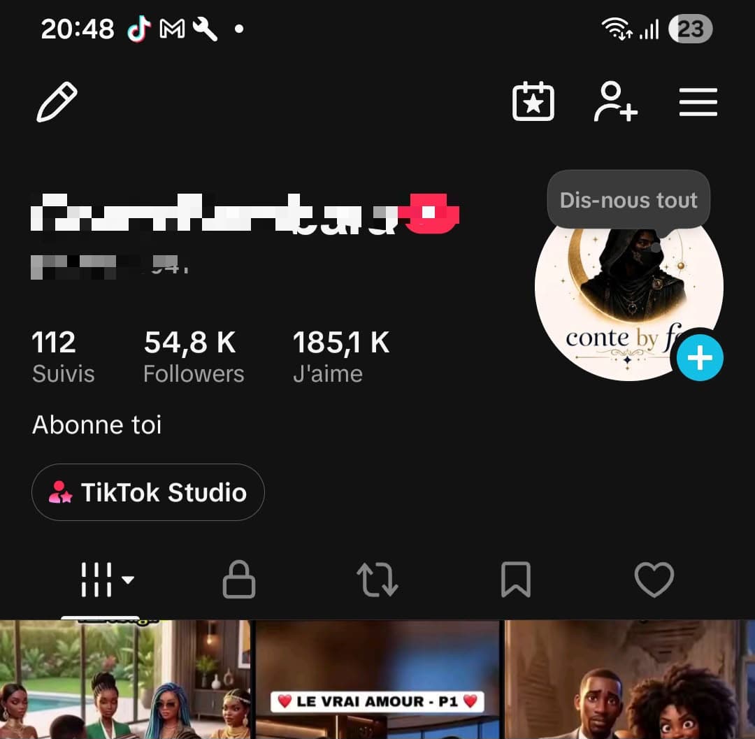 TIKTOK DE 33k ABONNÉ 🛍️