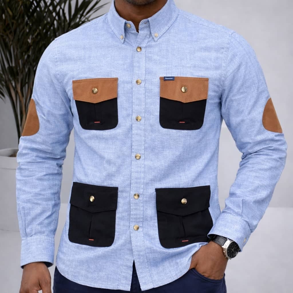 Chemise brodée