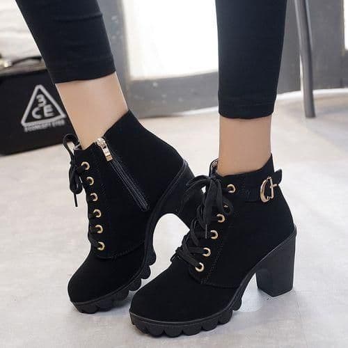 Chaussures Pour Femmes Bottes Talons Bottes Martin Bottines